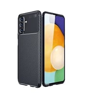 Coverzone Samsung Galaxy A56 ile Uyumlu Silikon K?l?f TPU Negro Silikon Ultra Slim Fit K?l?f Samsung Galaxy A56 ?le Uyumlu Karbon Delux K?l?f
