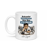 Muhasebeci Vergi Haftası Bilanço Uykusuzluk Fiş Fatura Kapanış Dönemi Mesai Kupa Bardak Hediye