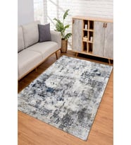 Dijital Kaymaz Taban Yıkanabilir Renkli Salon Halısı Mutfak Halısı Yolluk ND-SD-1123 (Gri)