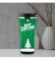 Yeni Yıl Hediyesi Termos Mug (Yeşil)
