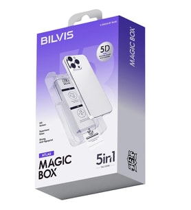 iPhone 17 Pro Max Bilvis 5in1 3D Magic Cam Ekran Koruyucu - Siyah
