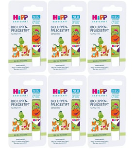 Hipp Babysanft Organik Dudak Nemlendiricisi Ultra Sensıtıv 4.8GR (Yeşil) (6 Lı Set)