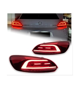 volkswagen scirocco makyajız için makyajlı dizayn led stop