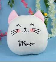 Kedi Model Puleş Yastık Sevgiliye Hediye