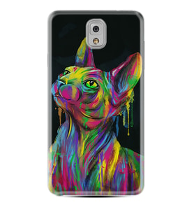Samsung Note 3 4 5 8 9 20 Ultra 10 Lite Kılıf Desenli Silikon Color Cat 1754