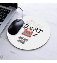 İsimli Yazar Temalı Yuvarlak Mousepad