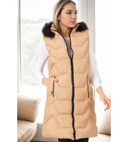 Z6761 DEWBERRY BAYAN YELEK-VİZON-1