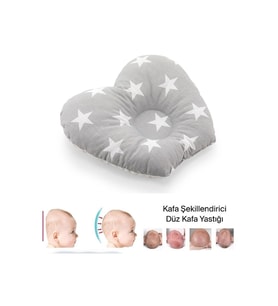 Lüx Bebek Düz Kafa Yastığı Ve Bıngıldak Yastığı ( Kafa Şekillendirici )yzr01