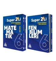 Örnek Akademi 6. Sınıf Matematik ve Fen Bilimleri Süper İkili Seti 2 Kitap