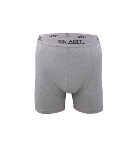 Kısa Paça Likralı Erkek Boxer Gri