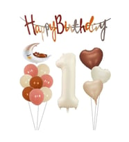 RETRO GÖKKUŞAĞI RENK BALON SET