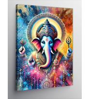 Kanvas Tablo Hint Tanrısı Ganesh