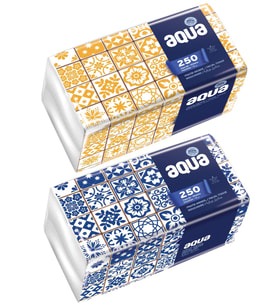 Aqua Pratik Mendil 250 Yaprak Tekli Pk