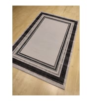 GABARDİN HALI MORENA 17146 GRİ YEŞİL MODERN SALON HALISI 160X230 CM