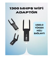 Mey İthalat® AC1200 USB WiFi Adaptör