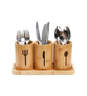 Miccho - 4 Parça Standlı Kaşıklık Yuvarlak