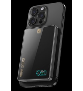 Pilelistore   PW598 10.000 mAh Dijital Göstergeli 20W Type-C ve 15W Kablosuz Şarj PD Hızlı Şarj Mags