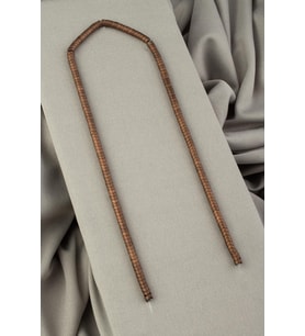 Hematit Doğal Taş Mat Kahverengi Rondela Kesim 4x2mm Dizi [AA]