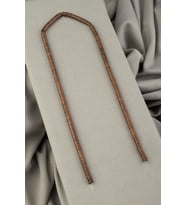 Hematit Doğal Taş Mat Kahverengi Rondela Kesim 4x2mm Dizi [AA]