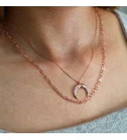 Hilal Kolye (Rose - Gold)