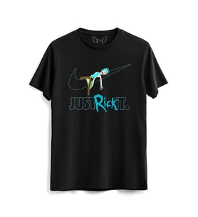 Just rick it Çocuk Siyah Tshirt
