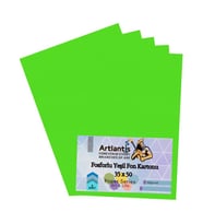 Fon Kartonu Fosforlu Yeşil 35x50 5 Adet Artlantis Fosforlu Fon Kartonu Yeşil 35*50 5 Adet (Neon Yeşil)