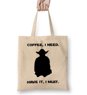 Yoda Star Wars Bez Çanta Uzun Saplı