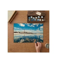 Deniz Feneri - Kıyı - Manzara Tasarımı 240 parça Ahşap Puzzle Ahşap Kutuda MP04226