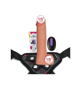 Dildo Series Bill 23 Cm Belden Bağlamalı Realistik Vibratör