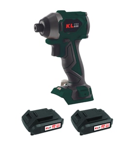 Klpro KLDV18BH-20 18V/2.0Ah. 220Nm Kömürsüz Şarjlı Torklu Darbeli Vidalama (Yeşil)