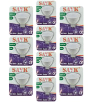 (10 Adet) Şavk 12Volt AC/DC 4,5W (22W) Beyaz Işık (6500K) GU5.3 Duylu (İğne Bacak) Led Çanak Ampul