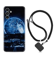 Samsung A23 A31 A32 A50 A51 A52 A53 A70 Kılıf Boyun Askılı Silikon Mavi Gece 1605