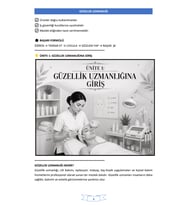 GÜZELLİK UZMANLIĞI EĞİTİM KİTABI