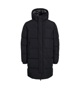 Jack & Jones 12256980 Jjebradley Long Puffer Sn Siyah