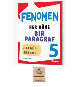 Fenomen 5. Sınıf Her Güne Bir Paragraf Soru Kitabı ve Telefon Standı