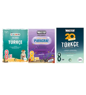 OKYANUS YAYINCILIK 8. Sınıf Classmate Türkçe Soru Bankası +Master Paragraf Soru Bankası + Master 20