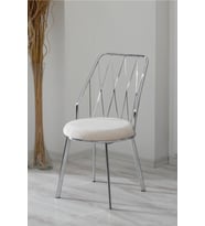 Yıldız 4lü Metal Tel Sandalye Mutfak Cafe Restoran Sandalyesi