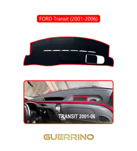 FORD Transit (2001-2006)TORPİDO KORUMA HALISI KIRMIZI KENAR