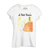 Le Petit Prince Beyaz Kadın Tshirt
