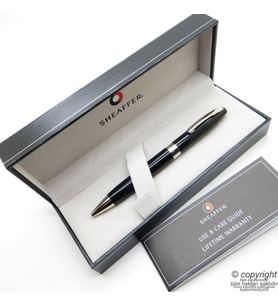 Sheaffer Legacy Siyah Krom Tükenmez Kalem  İsme Özel Kalem