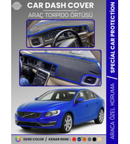 VOLVO S60 (2011-2017) Torpido Örtüsü Ön Göğüs Koruma Torpido Koruma Tam Uyum Araca Özel UV Koruma