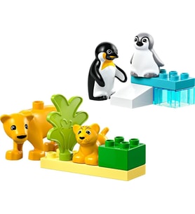 LEGO DUPLO Kasabası Vahşi Hayvan Aileleri Penguenler ve Aslanlar 10442