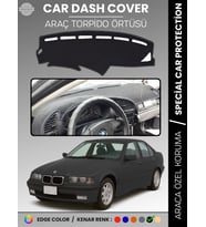 BMW E36 (1990-2000) Torpido Örtüsü Ön Göğüs Koruma Torpido Koruma Araca Özel Kaymaz Kolay Montaj
