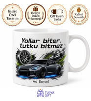 Modifiye Araç Sever Kupa Egzoz Sesi Motor Tutkunu Araba Aşkı Hediye Bardak