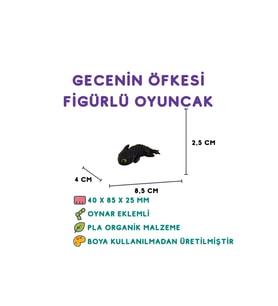 Gecenin Öfkesi Figür - Ejderha Temalı 3D Karakter