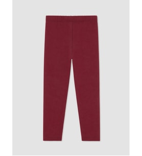 LCW Kids Bordo Beli Lastikli Kız Çocuk Tayt