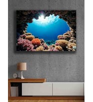 Koç stüdyo Modern tasarım kanvas tablo 50x70 (Çok Renkli)