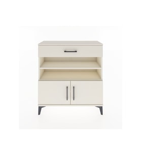Arges Şifonyer 3 Raflı Tek Çekmeceli 2 Kapaklı 88x30x96 Aytaşı-Aytaşı