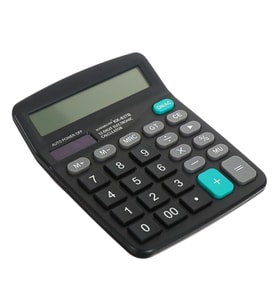 Standart Fonksiyonlu 12 Haneli Geniş LCD Ekran,Pill Masaüstü Hesap Makinesi