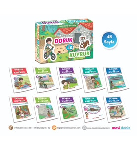 Doruk İle Kuyruk Hikaye Seti (10 Kitap) - Kolektif - Mavi Deniz Yayınları